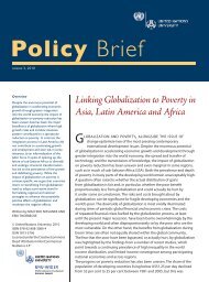 Linking Globalization to Poverty in Asia, Latin America and Africa