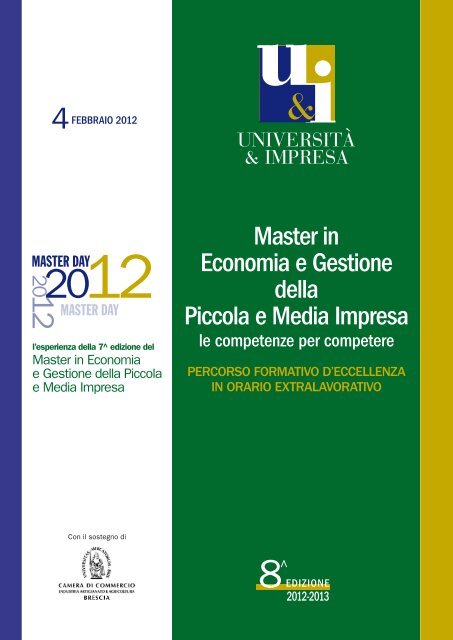 Master in Economia e Gestione della Piccola e Media ... - Isfor 2000