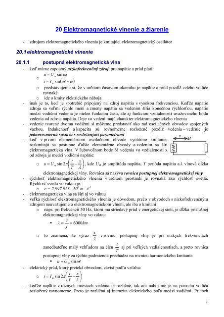 MaturitnÃ¡ tÃ©ma: ElektromagnetickÃ© vlnenie a Å¾iarenie - Zmaturuj.sk