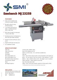 Sawbench MJ2325B - Jacks