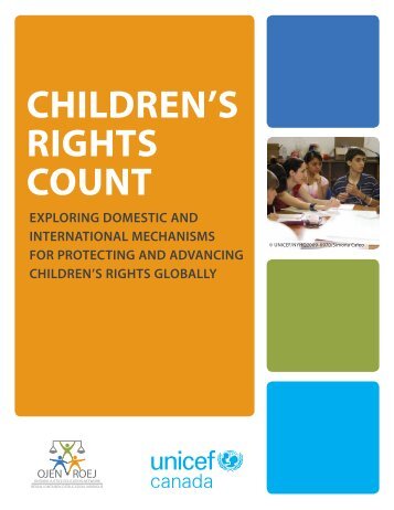 CHILDREN'S RIGHTS COUNT - UNICEF Canada
