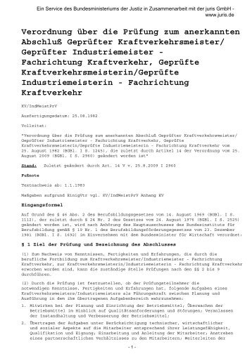 GeprÃ¼fte/r Industriemeister/in Kraftverkehr - VDV-Karriere