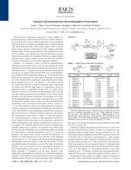 Catalytic Enantioselective Decarboxylative ... - The Stoltz Group
