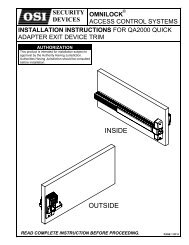 INSIDE OUTSIDE - OSI Security Devices