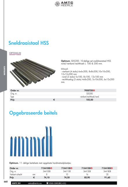 Verspaningsgereedschappen - A.M.T.C.