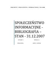 spoÅeczeÅstwo informacyjne â bibliografia â stan - VaGla.pl Prawo i ...