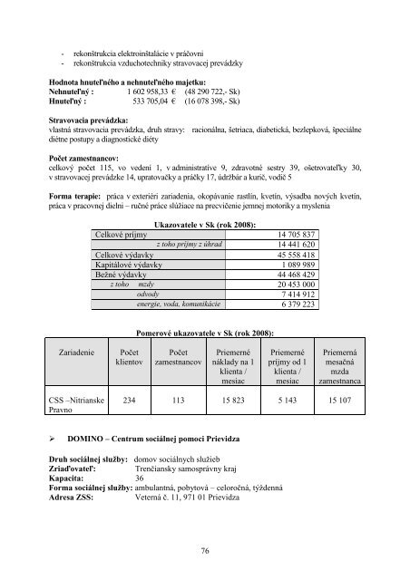 koncepcia rozvoja sociÃ¡lnych sluÅ¾ieb trenÄianskeho - TrenÄiansky ...