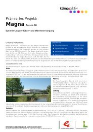 Magna Auteca AG - Klima Aktiv