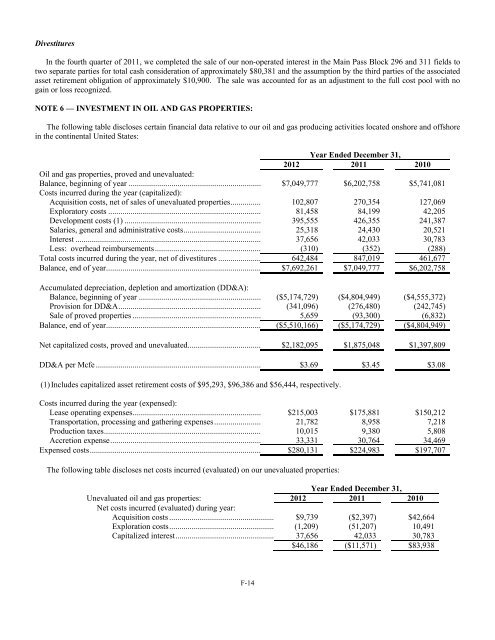 2012 Annual Report - Stone Energy Corporation