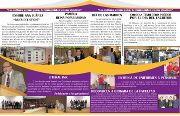BOLETIN NUEVO modificado - Facultad de FilosofÃ­a y Letras