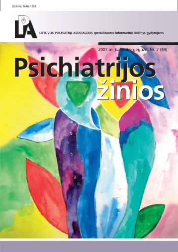 psichiatrijos zinios 2007_2 b.pmd - Lietuvos psichiatrÅ³ asociacija