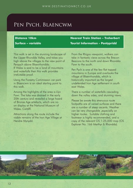 tourism brochure 2011_Layout 1 - Destination RCT - Rhondda ...