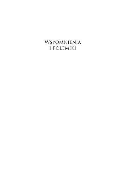 Jacek Kajtoch: Wspomnienia i polemiki - Anna Kajtochowa