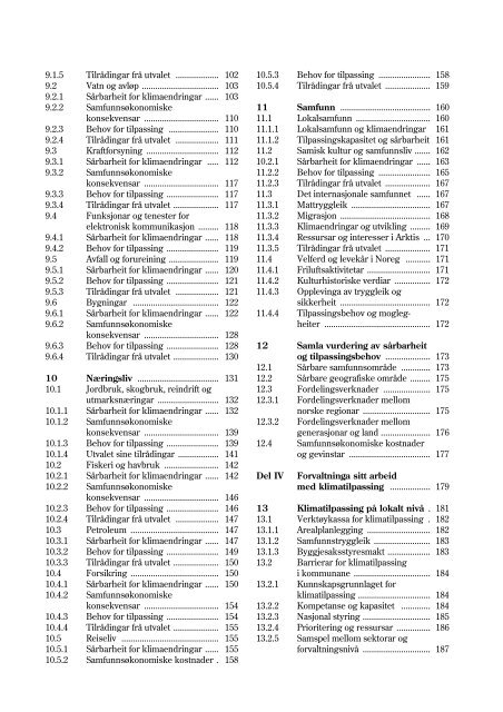 Tilpassing til eit klima i endring - Klimatilpasning