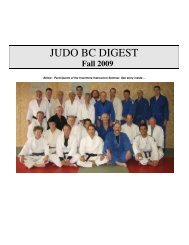 JUDO BC DIGEST