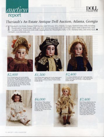 Estate Antique Doll Auction, Atlanta, Georgia - Theriault's