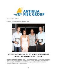 antigua and barbuda to be represented at the fcca charity golf classic!