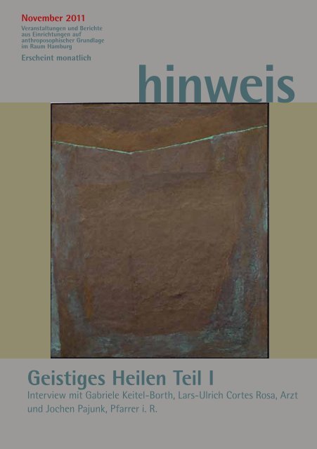 Geistiges Heilen Teil I - Gemeinnützige Treuhandstelle Hamburg e.V.