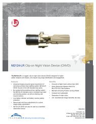 M2124-LR Clip-on Night Vision Device (CNVD) - Transaero Inc.