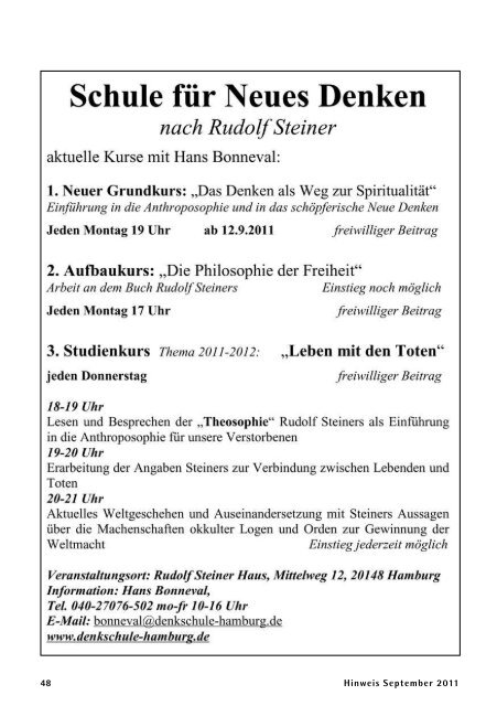 Rudolf Steiner und Buddha - Gemeinnützige Treuhandstelle ...