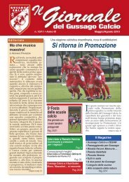 GIORNALE n. 10-11 (mag-ago 2010) - gussago calcio