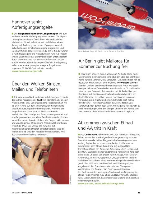 Partner Fliegen - Travel-One