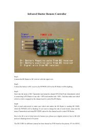 Infrared Shutter Remote Controller - HiModel