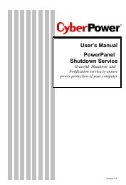 RMCARD100 User Manual - CyberPower