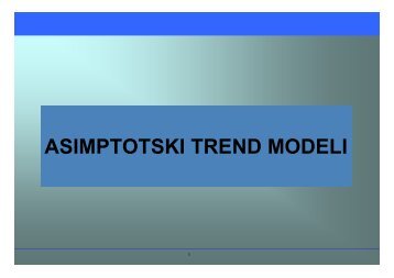 ASIMPTOTSKI TREND MODELI