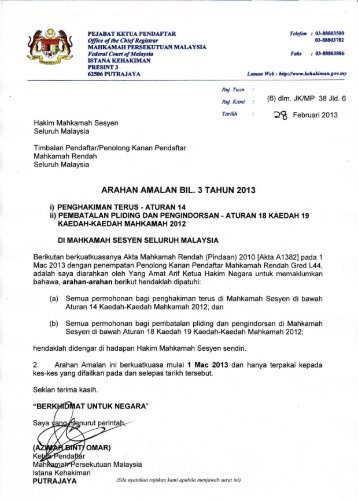 Arahan Amalan Bil 3 Tahun 2013.pdf - Perpustakaan Mahkamah ...