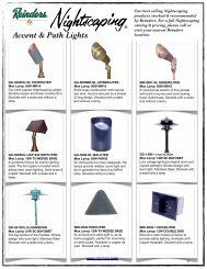 Accent & Path Lights - Reinders.com