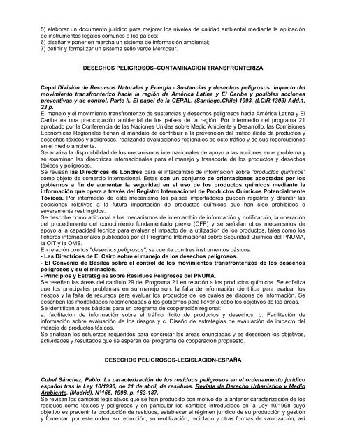 Medio ambiente y recursos naturales - Biblioteca del Congreso ...