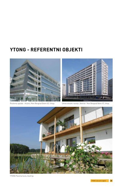 KATALOG PROIZVODA SA TEHNIÄKIM PODACIMA - Ytong