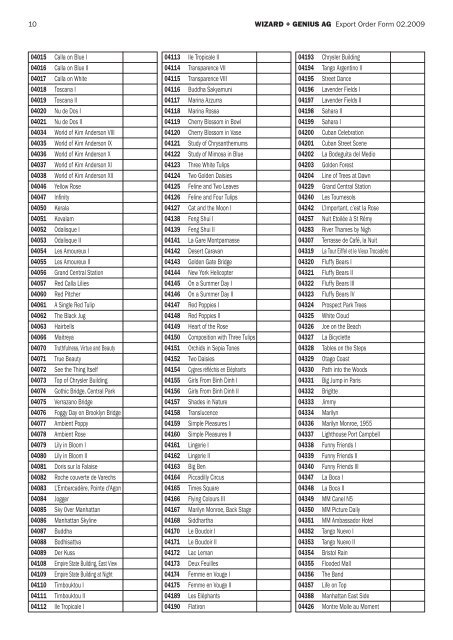 Order Form 2/2005