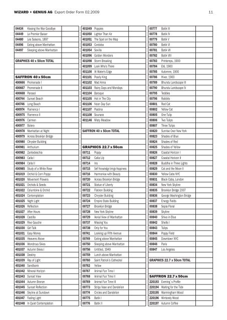 Order Form 2/2005