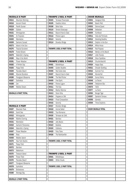 Order Form 2/2005