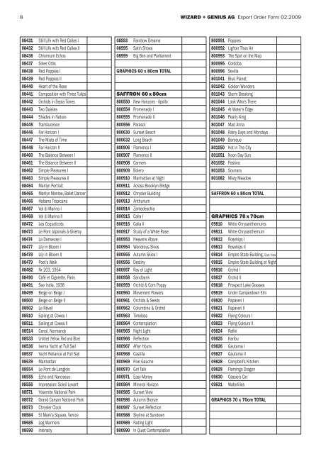 Order Form 2/2005