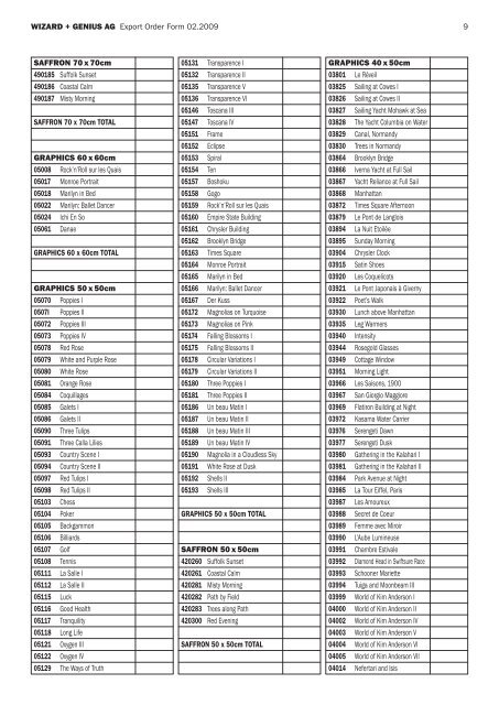 Order Form 2/2005