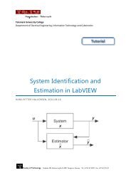 Tutorial: System Identification and Estimation in LabVIEW