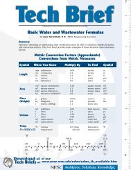 Basic Water and Wastewater Formulas - National Environmental ...