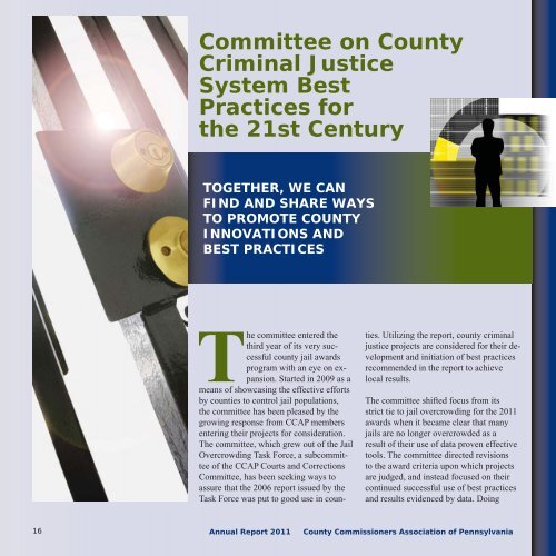 Annual Report - County Commissioners Association of Pennsylvania
