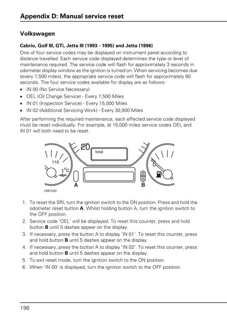 Operating instructions - TRW Automotive Aftermarket