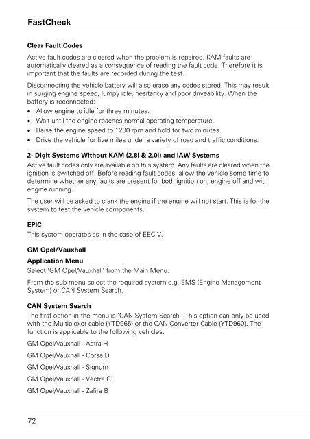 Operating instructions - TRW Automotive Aftermarket