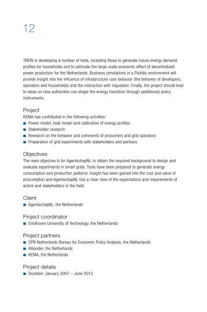 Smart Grid Projects - DNV Kema