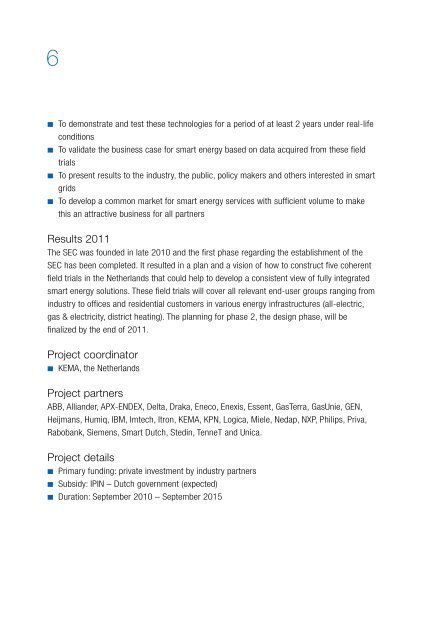 Smart Grid Projects - DNV Kema