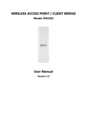 WIRELESS ACCESS POINT / CLIENT BRIDGE User Manual