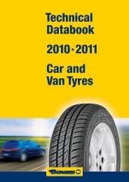 Technical Databook 2010Ã‚Â·2011 Car and Van Tyres