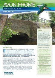 The Avon Frome Strategy 2007-2017 - Bath and North East Somerset