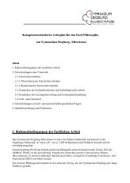 Curriculum Philosophie Sek II