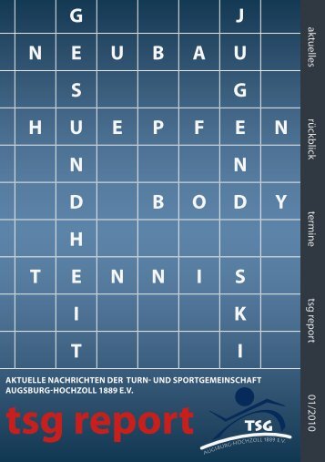 tsg report - TSG Augsburg-Hochzoll 1889 eV